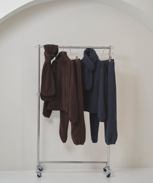 TODAYFUL(トゥデイフル)の「Halfzip Fleece Pullover(スウェット・レディース・ネイビー/ブラウン・FREE)」の21枚目の写真