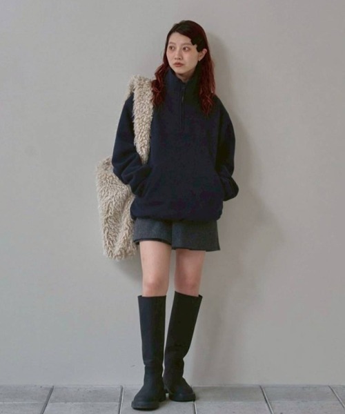 Halfzip Fleece Pullover（スウェット）｜TODAYFUL（トゥデイフル）の