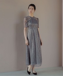 kaene（カエン）の「マオカラーレースドレス【結婚式 二次会 同窓会 謝恩会 お呼ばれドレス】（ドレス）」
