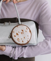 Beau're（ヴュレ）の「BEAURE Calf Hair Round マルチケース（ポーチ）」