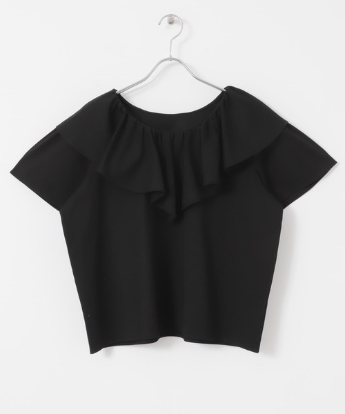 ITEMS URBANRESEARCH(アイテムズ アーバンリサーチ)の「フリルTシャツ(Tシャツ/カットソー・レディース・ホワイト/ブラック・FREE)」の17枚目の写真