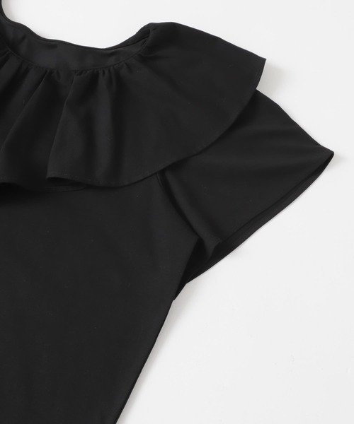 ITEMS URBANRESEARCH(アイテムズ アーバンリサーチ)の「フリルTシャツ(Tシャツ/カットソー・レディース・ホワイト/ブラック・FREE)」の18枚目の写真