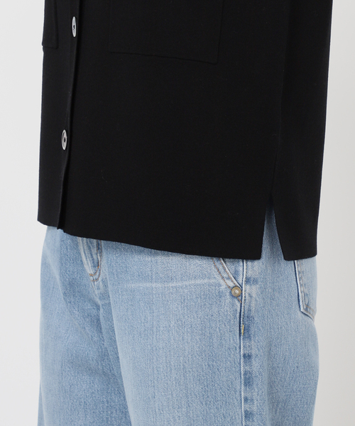 IENA（イエナ）の「ハイツイストウールシルク 襟付きノースリーブ（ニット/セーター・レディース・ブラック/キャメル・FREE）」の22枚目の写真