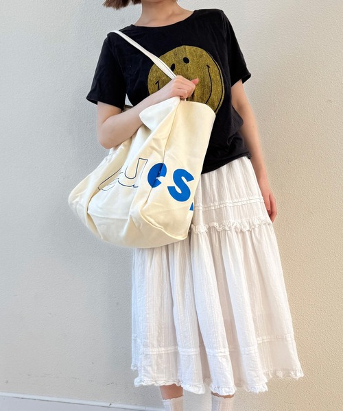 NOLITA LABORATORY（ノリータラボラトリー）の「【 NOLITA / ノリータ 】カラフル ショルダー トートバッグ ショルダーバッグ（ショルダーバッグ・レディース・パープル/ライトブルー/アイボリー/イエロー/オレンジ・FREE）」の9枚目の写真