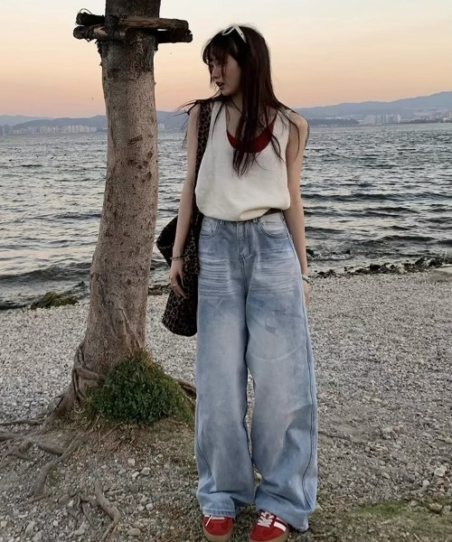 REBALANCE(リバランス)の「レトロデニムパンツ(デニムパンツ・レディース・A・X-LARGE/LARGE/MEDIUM)」の3枚目の写真