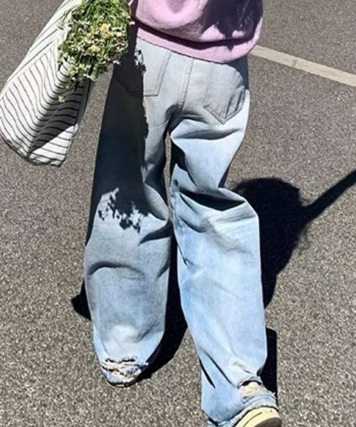 REBALANCE(リバランス)の「レトロデニムパンツ(デニムパンツ・レディース・A・X-LARGE/LARGE/MEDIUM)」の6枚目の写真