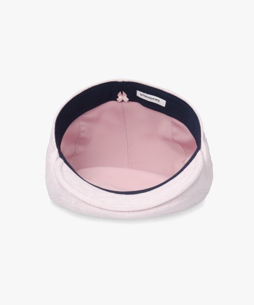 kaorinomori（カオリノモリ）の「kaorinomori シークハンチング リヴィ / カオリノモリ（ハンチング/ベレー帽・レディース・ブラック/ホワイト/ピンク・M/57.5cm）」の21枚目の写真