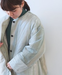 ユニ　yuni コート　ライトグレー　ホワイト　フリーサイズ ユニyuni コートライトグレーホワイトフリーサイズ