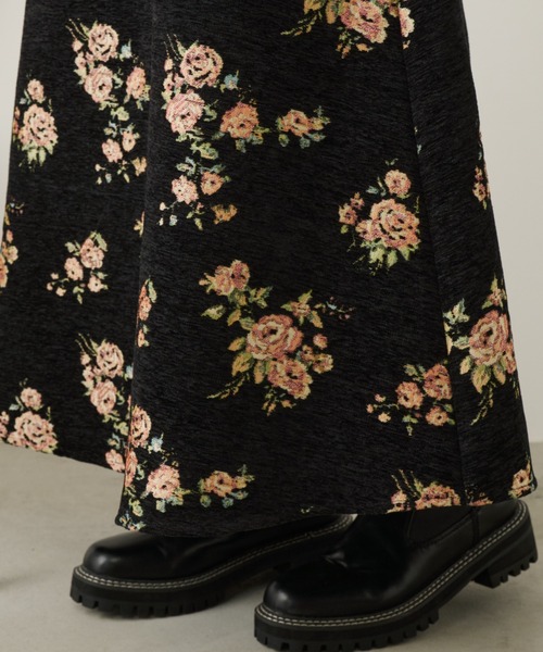 セール】バラ柄ジャガードスカート（スカート）｜Unitage（ユニテージ