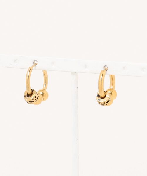 チャイハネ（チャイハネ）の「【チャイハネ】サンツキMEN'Sピアス（ピアス（両耳用）・メンズ・シルバー/ゴールド・FREE）」の2枚目の写真