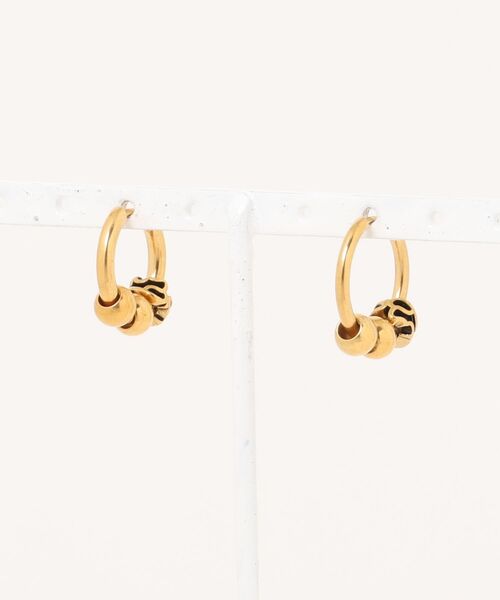 チャイハネ（チャイハネ）の「【チャイハネ】サンツキMEN'Sピアス（ピアス（両耳用）・メンズ・シルバー/ゴールド・FREE）」の4枚目の写真