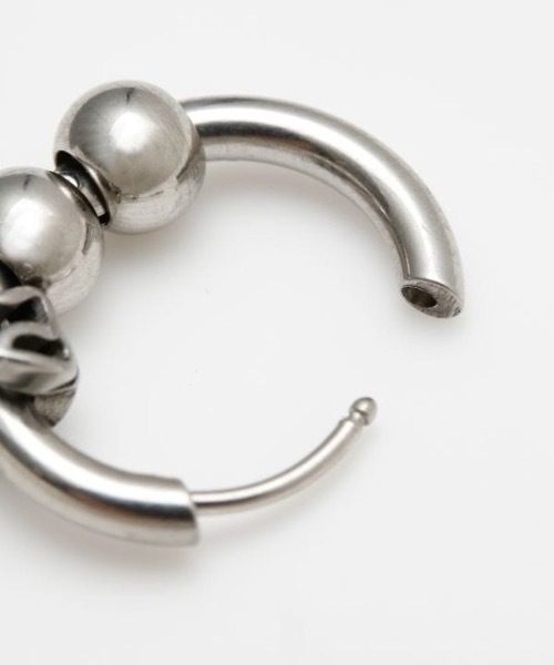 チャイハネ（チャイハネ）の「【チャイハネ】サンツキMEN'Sピアス（ピアス（両耳用）・メンズ・シルバー/ゴールド・FREE）」の3枚目の写真