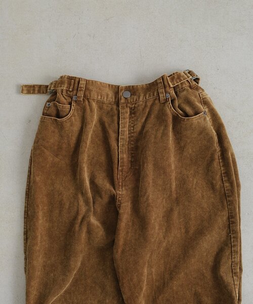 全骨格カバーできる美脚パンツ】ウエストベルトアソートワイドパンツ