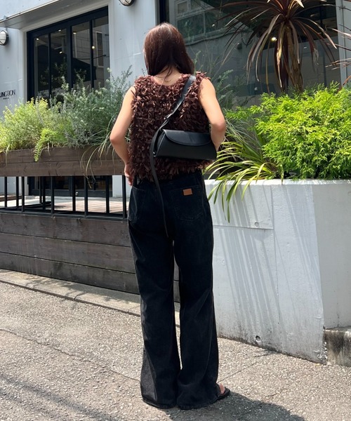 CIAOPANIC TYPY(チャオパニックティピー)の「【全骨格が美脚?!】ウエストベルトパンツ(デニムパンツ・レディース・ブラック/インディゴブルー/キャメル・MEDIUM/LARGE/X-LARGE/X-SMALL/SMALL)」の11枚目の写真