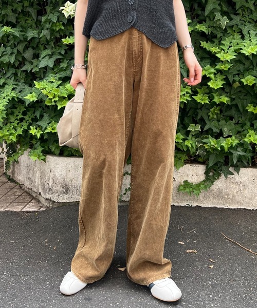 CIAOPANIC TYPY(チャオパニックティピー)の「【全骨格が美脚?!】ウエストベルトパンツ(デニムパンツ・レディース・ブラック/インディゴブルー/キャメル・MEDIUM/LARGE/X-LARGE/X-SMALL/SMALL)」の13枚目の写真