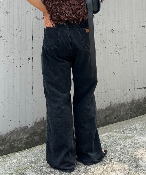 CIAOPANIC TYPY(チャオパニックティピー)の「【全骨格が美脚?!】ウエストベルトパンツ(デニムパンツ・レディース・ブラック/インディゴブルー/キャメル・MEDIUM/LARGE/X-LARGE/X-SMALL/SMALL)」の21枚目の写真