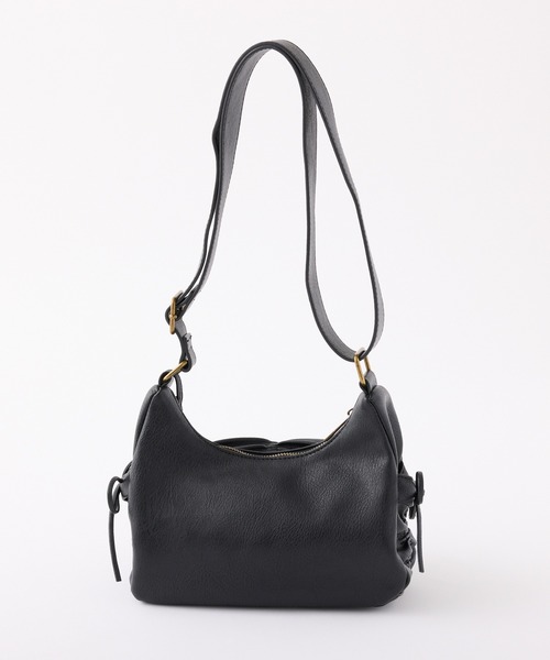 one after another NICE CLAUP(ワンアフターアナザーナイスクラップ)の「ハートミラーチャーム付きドロストバッグ(ショルダーバッグ・レディース・アイボリー/ブラウン/ピンク/ブラック・FREE)」の13枚目の写真