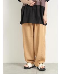 SM2 | デニム/ツイルバレルパンツ(その他パンツ)