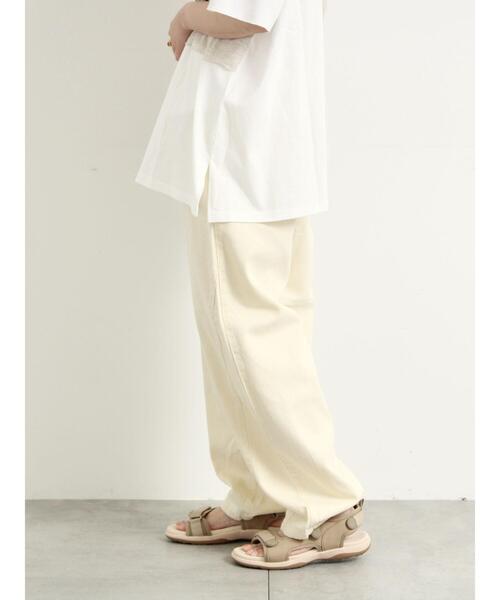 SM2（エスエムツー）の「デニム/ツイルバレルパンツ（その他パンツ・レディース・オフホワイト/グリーン/ブルー/サックスブルー/ベージュ・M/L）」の7枚目の写真