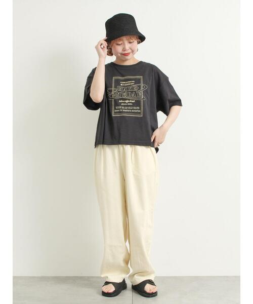 SM2（エスエムツー）の「デニム/ツイルバレルパンツ（その他パンツ・レディース・オフホワイト/グリーン/ブルー/サックスブルー/ベージュ・M/L）」の13枚目の写真