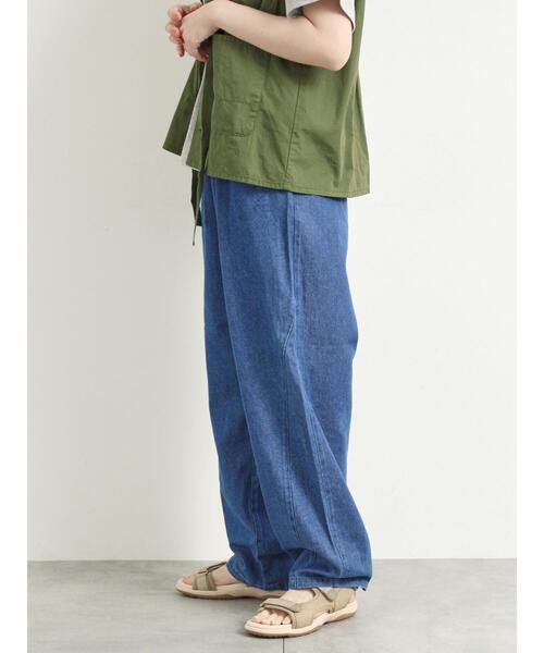 SM2（エスエムツー）の「デニム/ツイルバレルパンツ（その他パンツ・レディース・オフホワイト/グリーン/ブルー/サックスブルー/ベージュ・M/L）」の15枚目の写真