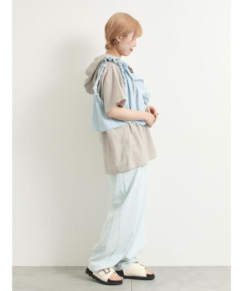 SM2（エスエムツー）の「デニム/ツイルバレルパンツ（その他パンツ・レディース・オフホワイト/グリーン/ブルー/サックスブルー/ベージュ・M/L）」の17枚目の写真