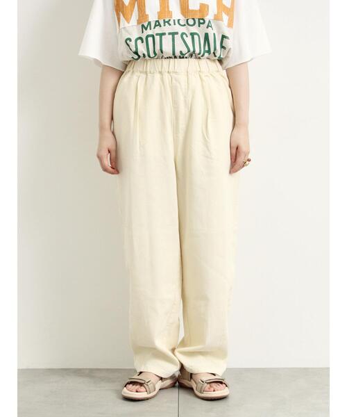 SM2（エスエムツー）の「デニム/ツイルバレルパンツ（その他パンツ・レディース・オフホワイト/グリーン/ブルー/サックスブルー/ベージュ・M/L）」の18枚目の写真