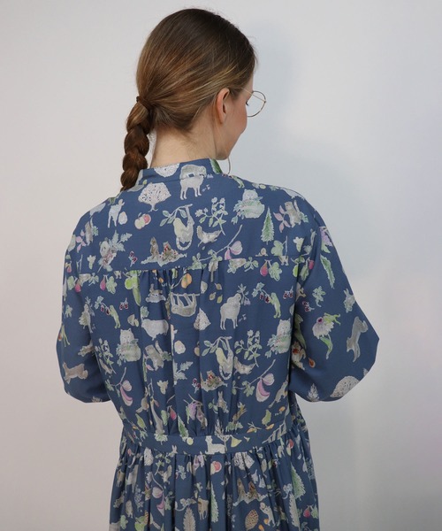 haupia（ハウピア）の「片想い【ワンピース】（ワンピース・レディース・ベージュ/ブルー・MEDIUM）」の8枚目の写真