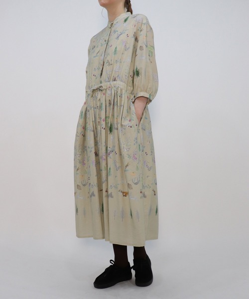 haupia（ハウピア）の「片想い【ワンピース】（ワンピース・レディース・ベージュ/ブルー・MEDIUM）」の12枚目の写真