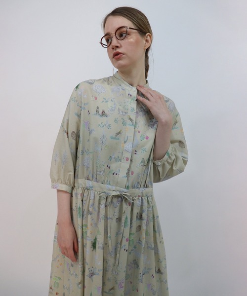 haupia（ハウピア）の「片想い【ワンピース】（ワンピース・レディース・ベージュ/ブルー・MEDIUM）」の16枚目の写真