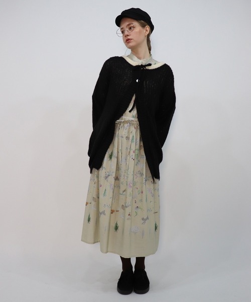 haupia（ハウピア）の「片想い【ワンピース】（ワンピース・レディース・ベージュ/ブルー・MEDIUM）」の17枚目の写真