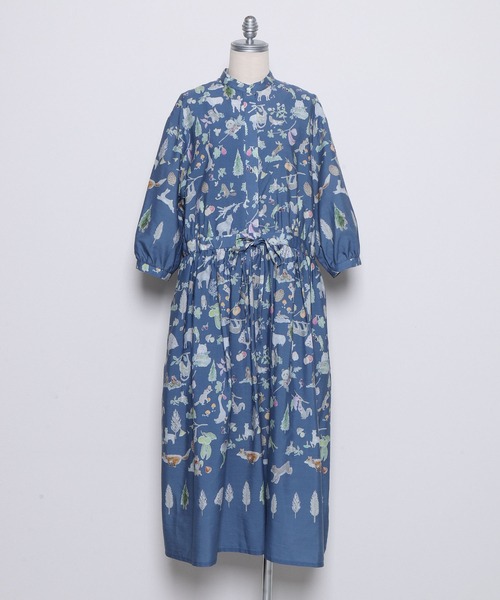 haupia（ハウピア）の「片想い【ワンピース】（ワンピース・レディース・ベージュ/ブルー・MEDIUM）」の20枚目の写真