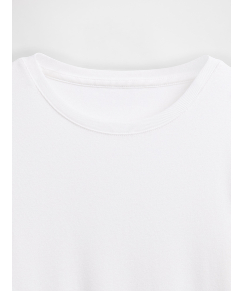 GAP（ギャップ）の「モダン クルーネックTシャツ（Tシャツ/カットソー・レディース・ブラック/ホワイト/ブラウン/ネイビー/ライトグレー・XS/S/M/L/XL/XXS）」の15枚目の写真