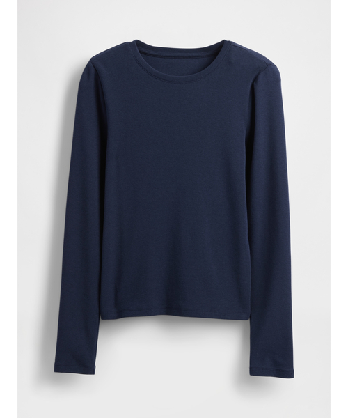 GAP（ギャップ）の「モダン クルーネックTシャツ（Tシャツ/カットソー・レディース・ブラック/ホワイト/ブラウン/ネイビー/ライトグレー・XS/S/M/L/XL/XXS）」の18枚目の写真