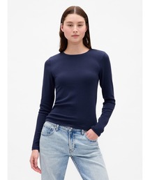 GAP ネイビー 長袖カットソー GAP ギャップ ボーダー 長袖カットソー ネイビー×ホワイト M