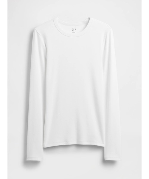 GAP（ギャップ）の「モダン クルーネックTシャツ（Tシャツ/カットソー・レディース・ブラック/ホワイト/ブラウン/ネイビー/ライトグレー・XS/S/M/L/XL/XXS）」の22枚目の写真