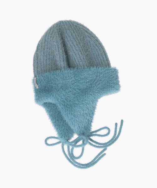 OVERRIDE（オーバーライド）の「OVERRIDE  REP MIX MINK KNIT GUIDE SG / オーバーライド（ニットキャップ/ビーニー・レディース・ブラック/ブルー/ライトベージュ・57~59cm）」の20枚目の写真