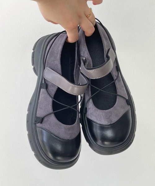 CIAOPANIC 厚底クロスリボンメリージェーン M クロスストラップ メリー