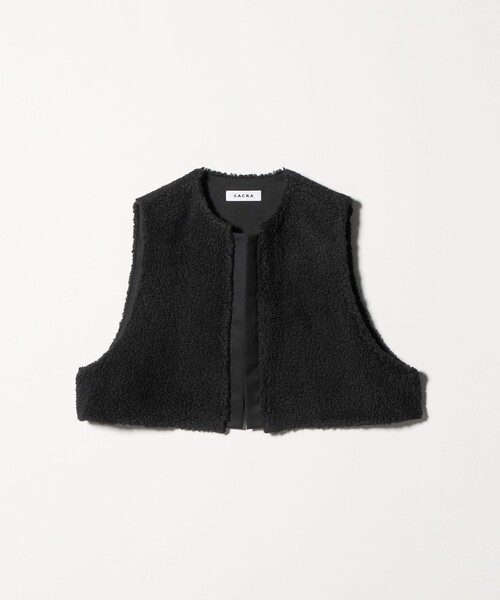 ボア ベスト シープ風ボア ベスト ファーベスト[品番：AZ000004126]｜andme
