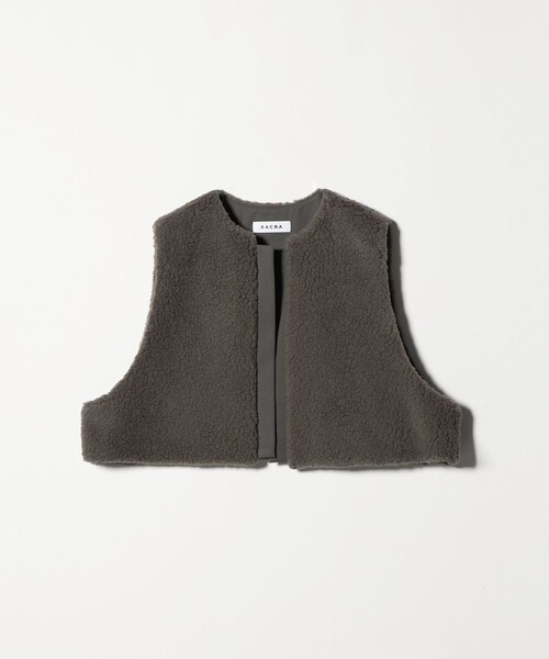 SACRA ホワイト ノースリーブベスト 楽天市場】SACRA サクラ レディース ベスト ジレ ポリエステル