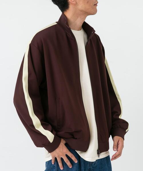 URBAN RESEARCH Sonny Label（アーバンリサーチサニーレーベル）の「GEM SPORTSWEAR　ジャージートラックジャケット（その他アウター・レディース・ネイビー/ブラウン・LARGE/MEDIUM）」の18枚目の写真