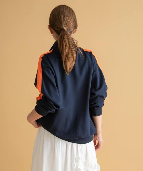 URBAN RESEARCH Sonny Label（アーバンリサーチサニーレーベル）の「GEM SPORTSWEAR　ジャージートラックジャケット（その他アウター・レディース・ネイビー/ブラウン・LARGE/MEDIUM）」の7枚目の写真