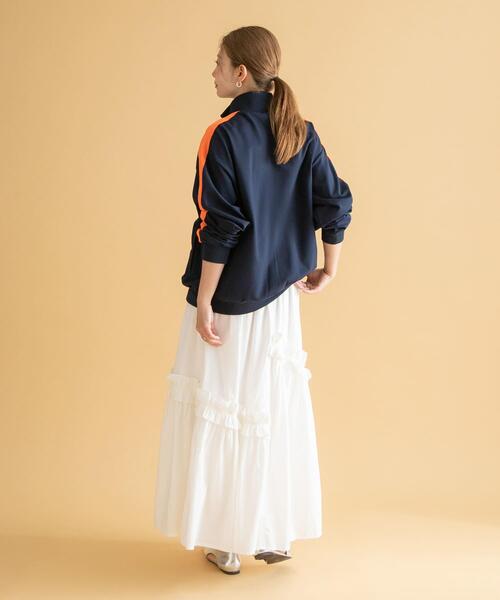 URBAN RESEARCH Sonny Label（アーバンリサーチサニーレーベル）の「GEM SPORTSWEAR　ジャージートラックジャケット（その他アウター・レディース・ネイビー/ブラウン・LARGE/MEDIUM）」の11枚目の写真