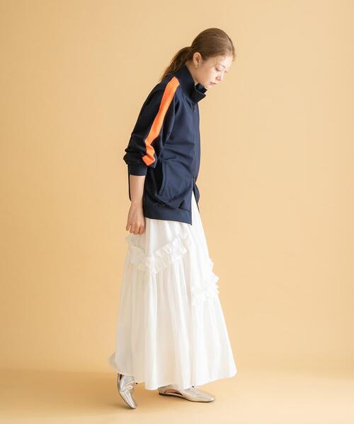 URBAN RESEARCH Sonny Label（アーバンリサーチサニーレーベル）の「GEM SPORTSWEAR　ジャージートラックジャケット（その他アウター・レディース・ネイビー/ブラウン・LARGE/MEDIUM）」の12枚目の写真