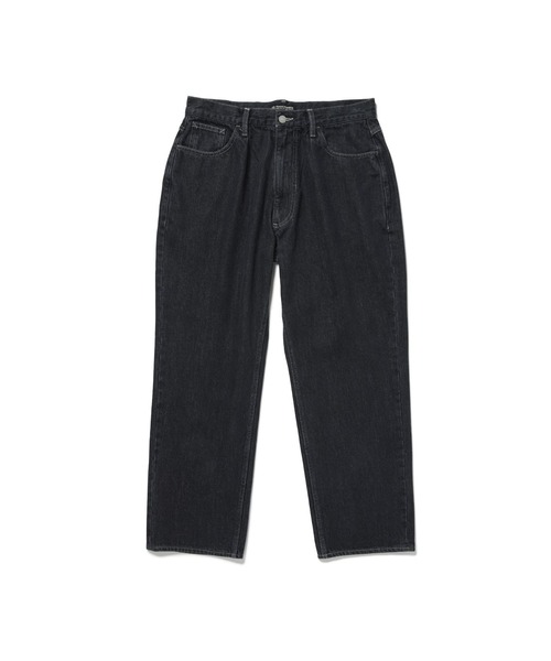 MAGIC NUMBER（マジック ナンバー）の「【MAGIC NUMBER】WASHED BLEACH TUCK DENIM PANT（デニムパンツ・メンズ・その他/ブラック・32/34/30）」の5枚目の写真