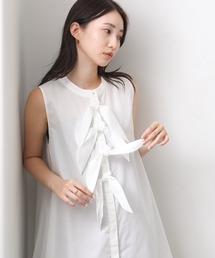トラッツォドンナ シアードット前後2wayブラウス Torrazzo Donna（トラッゾドンナ）の「TORRAZZO DONNA シアー