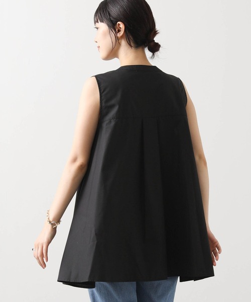 Torrazzo Donna（トラッゾドンナ）の「フロントリボンＡラインフレアチュニック（シャツ/ブラウス・レディース・オフホワイト/ブラック・FREE）」の17枚目の写真