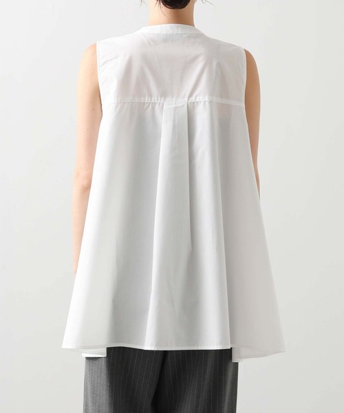 Torrazzo Donna（トラッゾドンナ）の「フロントリボンＡラインフレアチュニック（シャツ/ブラウス・レディース・オフホワイト/ブラック・FREE）」の21枚目の写真