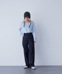 【美品】YANUK Lilith デニムパンツ ワイドストレート 25 YANUK 裾上げ無料 ヤヌーク リリス LILITH ワイドストレート