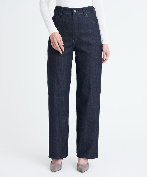 YANUK（ヤヌーク）の「ワイドストレート"LILITH"（デニムパンツ・レディース・ワンウォッシュ・21inch/22inch/23inch/24inch/25inch/26inch/27inch）」の4枚目の写真